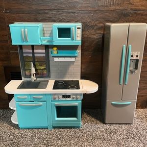 18 inch doll kitchen set
